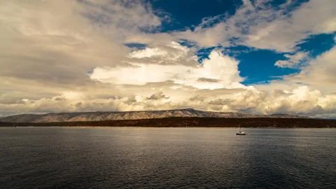 Storm in the sea of Split Stock Photos