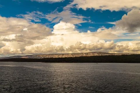 Storm in the sea of Split Stock Photos