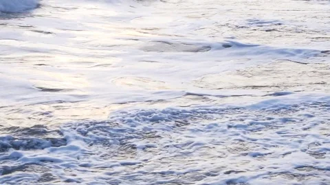 Storm at the sea in sunny day Stock Footage 85403553