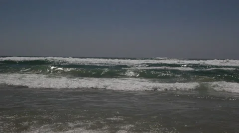 Storm at sea, the waves Stock Footage 51329464