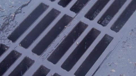 Storm sewer system in the city Stock Footage 286837705