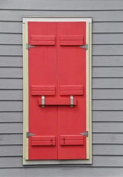 Storm Shutters Foto stock