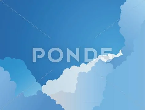 Storm sky Stock Illustration