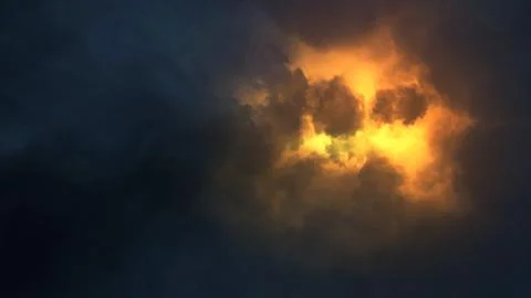 Storm sky Stock Illustration