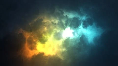 Storm sky Stock Illustration