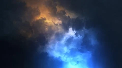 Storm sky Stock Illustration