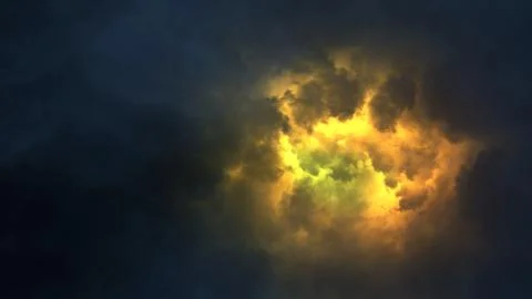 Storm sky Stock Illustration