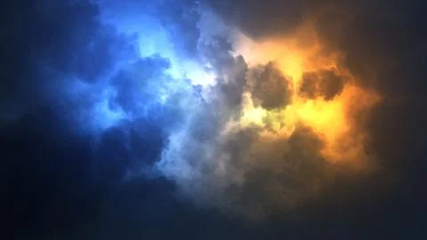 Storm sky Stock Illustration