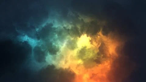 Storm sky Stock Illustration