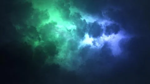 Storm sky Stock Illustration