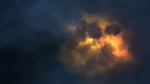 Storm sky Stock Illustration