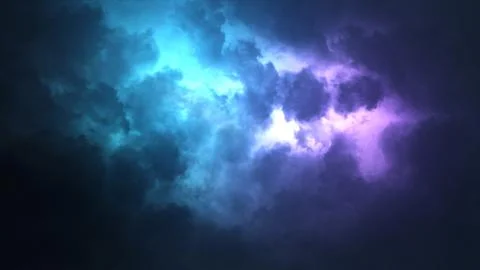 Storm sky Stock Illustration