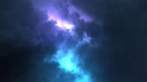 Storm sky Stock Illustration