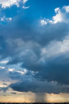 The storm sky Stock Photos