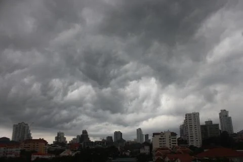 Storm in the sky Stock Photos