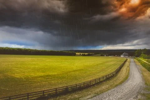 Storm sky Foto stock