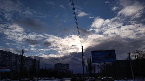 Storm sky Stock Photos