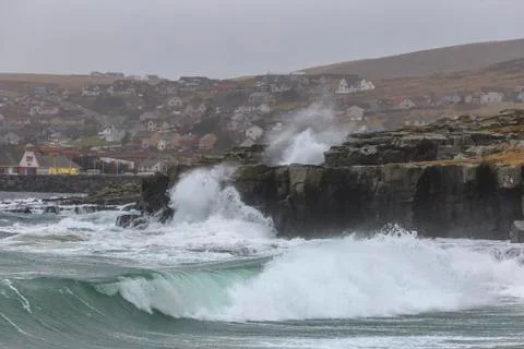Storm at the Sletts Foto stock