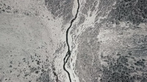 Storm, snowfall in the huge glacier of Mount Belukha, the valley of the Aktru Stock-Footage 163972093