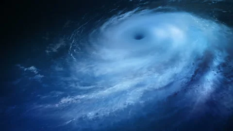 Storm from space Stock Footage 91614592