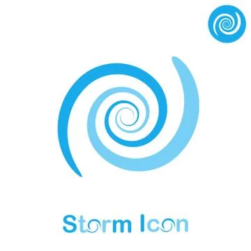 Storm spiral concept Stock-Illustration