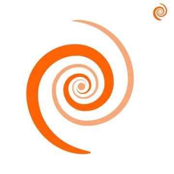 Storm spiral icon Stock Illustration