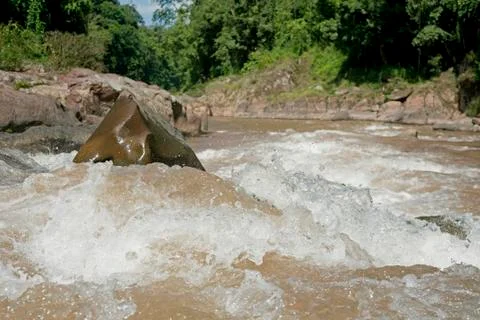 Storm stream water 스톡 사진