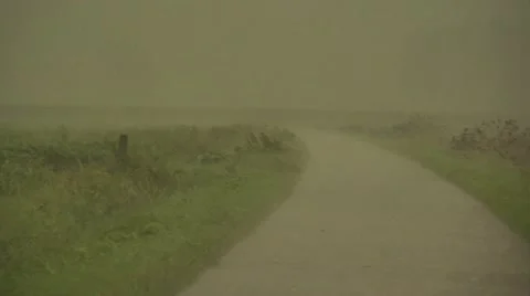 Storm - Supercell - Heavy rain - Day - HD - 001 Stock Footage 10953767
