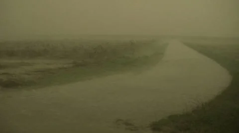 Storm - Supercell - Heavy rain - Day - HD - 002 Stock Footage 10953768