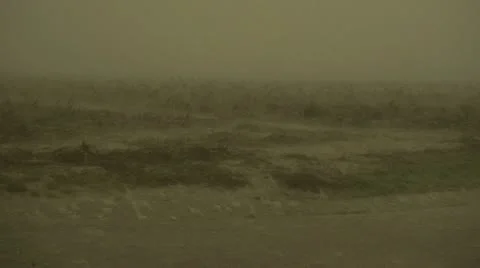 Storm - Supercell - Heavy rain - Day - HD - 003 Stock Footage 10964691