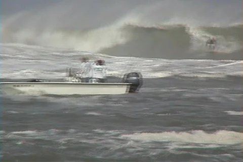 Storm Surf Wipe out Stock Footage 317640