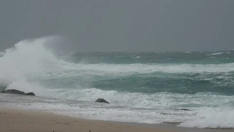 Storm Surge Hurricane Stock Footage 143197276