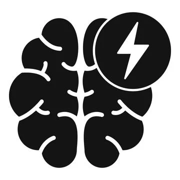 Storm thinking idea icon simple vector. Head business reason Stock Illustration