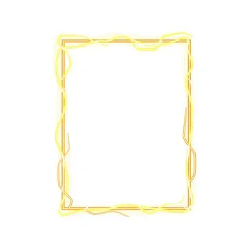 Storm thunder frame cartoon vector illustration Illustrazione stock