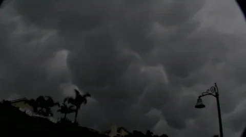 Storm time lapse 2 Stock Footage 853374