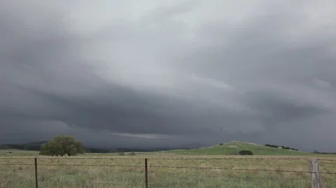 Storm Time Lapse of Developing Cumulonimbus Stock Footage 40724321