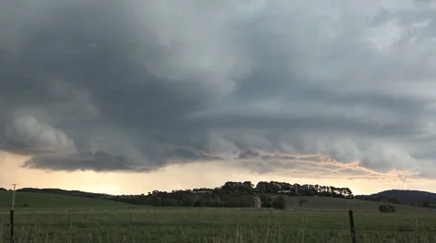 Storm Time Lapse Stock Footage 40724371