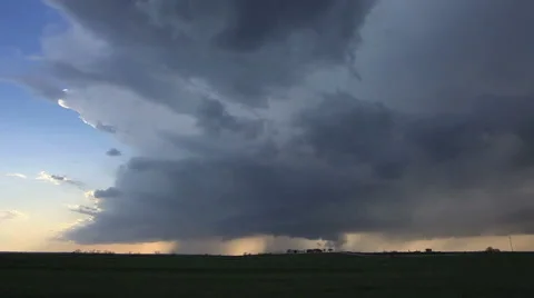 Storm Timelapse Western Oklahoma Stock Footage 40679525