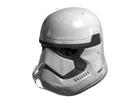 Storm Trooper Helmet 3D Model