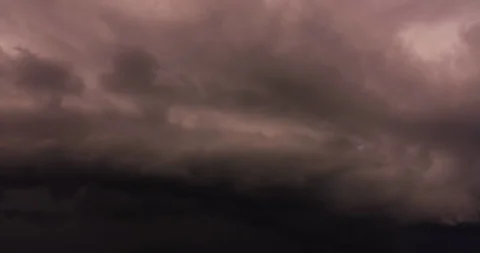 Storm Wall Approach Time Lapse (2160p 29.97) Video stock 95560502