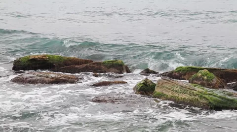 Storm waves 스톡 동영상 5186715