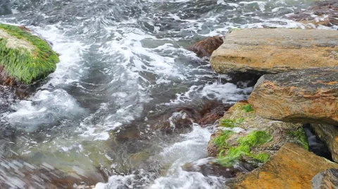 Storm waves Stock Footage 5186835