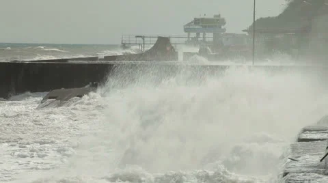 Storm Waves Stock Footage