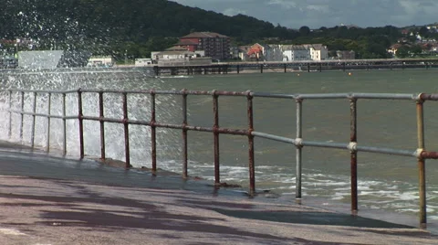 Storm waves Video stock 40826934