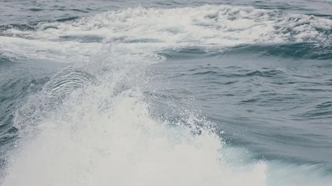 Storm waves in the ocean Stock-Footage 75885856