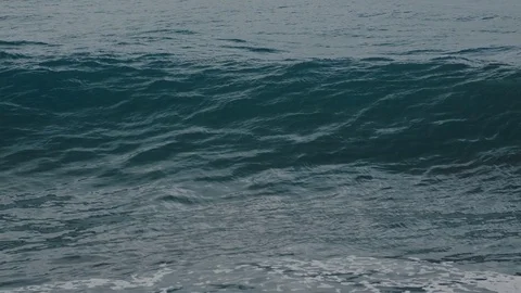 Storm waves in the ocean Stock-Footage 75891404