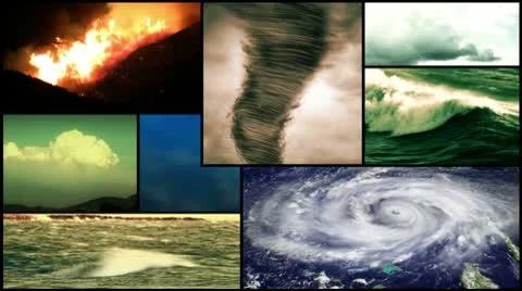 Natural Disasters Montage Stock Footage ~ Royalty Free Stock Videos | Pond5