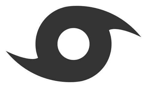 Storm Whirlpool - Vector Icon Illustration Stock Illustration