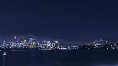 Storm won't coming to Sydney this Night Stock Footage 87444953