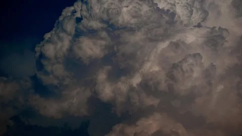 Storm.Colorful dramatic sky with clouds.Perfect for cinema, background.Timelapse Stock Footage 246874053
